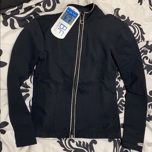 Blue Fish black zip up workout hoodie